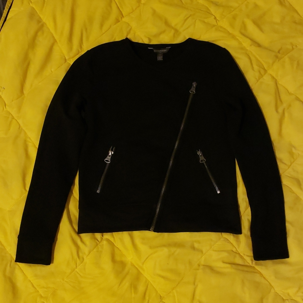 Banana Republic knit moto jacket